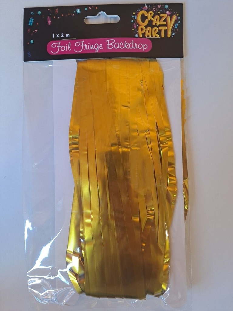 Foil Backdrop Curtain Gold