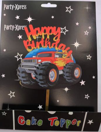 Cake Topper Birthday 4 X 4