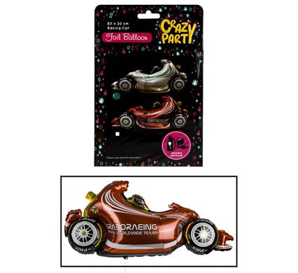 Foil Balloon Racing Car 85 x 30cm