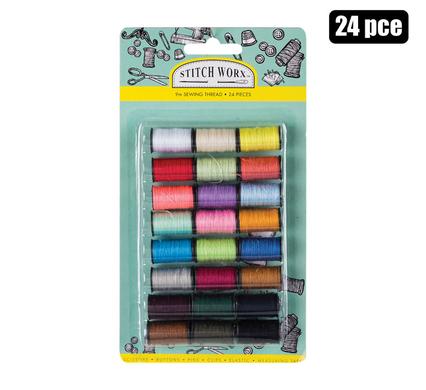 Sewing Thread 9m 24 piece