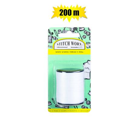Sewing Thread 200m White