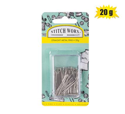 Straight Metal Pins 20g