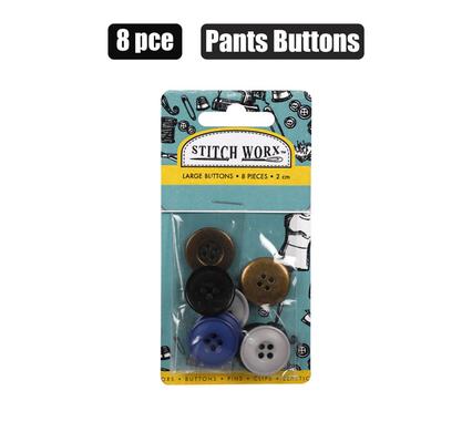 Pants Buttons Large 8 piece 2cm