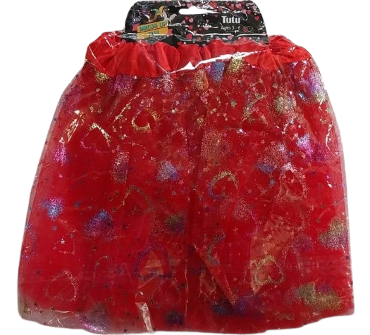 Tutu Sparkly Age 3-6 Heart