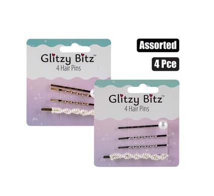 Hair Pins 4's Assorted each