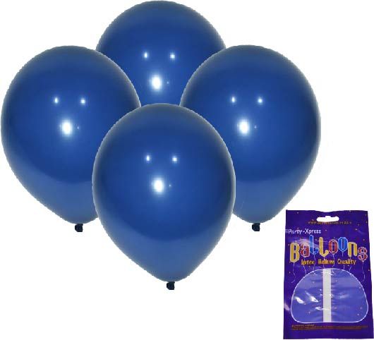 Latex Standard Balloons Midnight Blue 10's