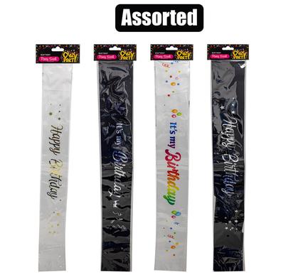 Sash Birthday Assorted each
