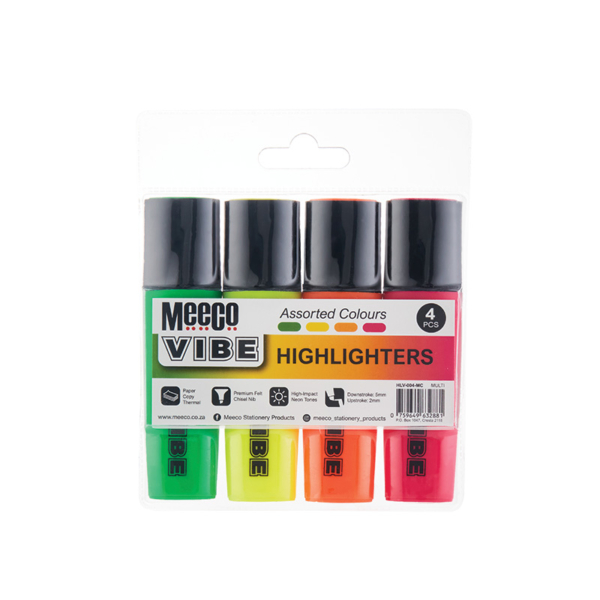 VIBE Highlighters Wallet of 4