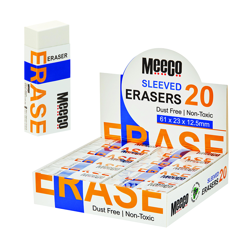 Sleeved Eraser - Meeco
