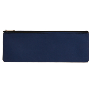 Nylon Pencil Bag Large Blue