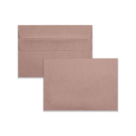 LEO C6 Manilla Self Seal Envelopes - Open Long Side - Box of 500