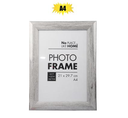Picture Frame A4 MDF Grain Grey