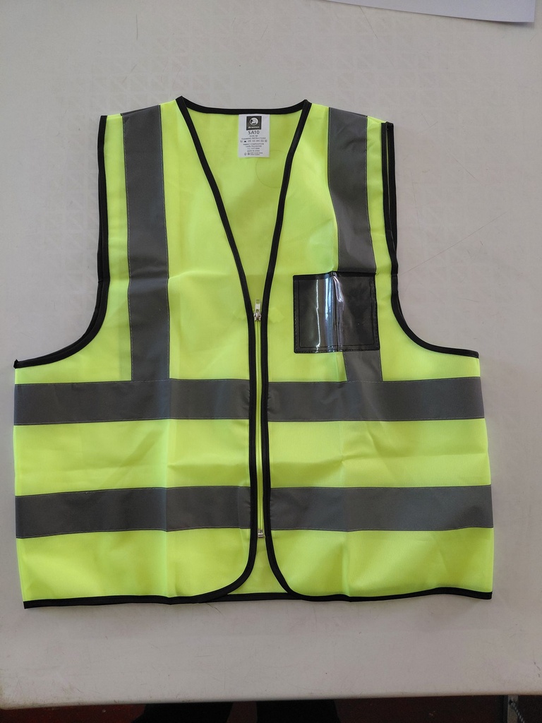 SA10 Reflector Vest Lime Dromex (Small)