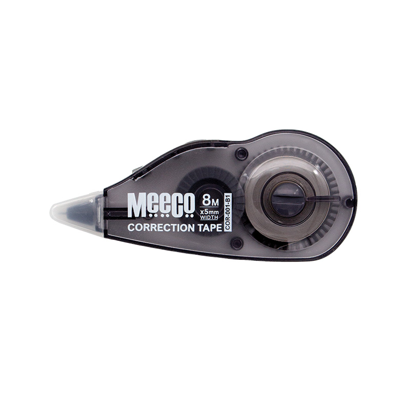 CORRECTION TAPE 5MM x 8M BLACK