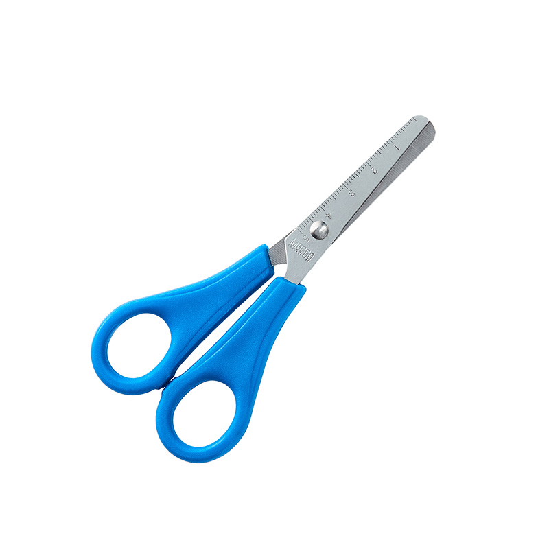 ECONOMY SCHOLASTIC SCISSORS 130MM BLUE RIGHT