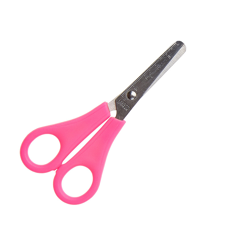 ECONOMY SCHOLASTIC SCISSORS 130MM PINK RIGHT