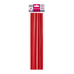A4 SLIDE BINDERS 5MM RED