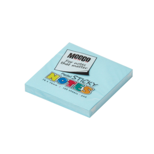 STICKY NOTES PASTEL BLUE 100 SHEETS