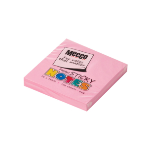 STICKY NOTES PASTEL PINK 100 SHEETS