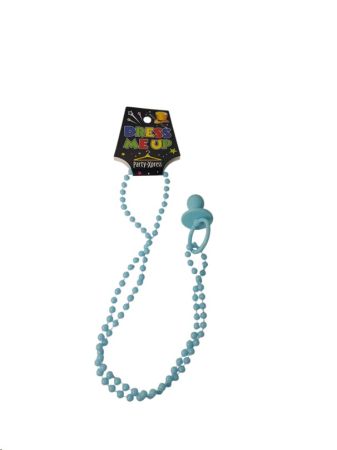 Baby Shower Necklace with Dummy Blue
